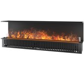 Chimenea vapor de agua empotrada inside c2200 - llama multicolor 3d, app, depósito 4,8 l, recarga automática - 220 cm