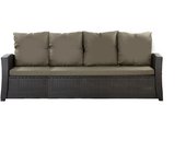 Cojines para sofá de exterior verdes cojines para sofá cojines para banco de jardín de 4-3 plazas 180x50x50cm cojines para muebles de poliratán-mix