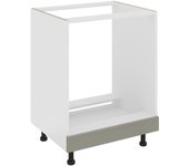 Mueble campana haaus karo, gris brillante/blanco, mdf, 60 x 30 x 45 cm