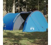 Tienda de campaña túnel para 4 personas impermeable azul unico / azul