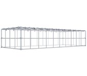 Gabión para montar en altura de 100 cm x 20 cm x 40 cm (l x h x p), malla 10 x 10 cm, anillo en c. atención: falta una rejilla - diámetro del ca...