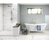 Azulejo hexagonal frame turquesa brillo 12,5x15