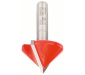Fresa para ranurar en v expert for wood 8 mm d 318 mm l 19 mm g 51 mm 90°