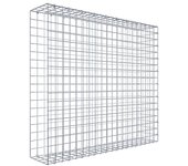 Gabión para montar con dimensiones 100 cm x 90 cm x 20 cm (l x a x p), malla 5 x 5 cm, anillo en c,. atenc.: falta una reja - diámetro del cable ...