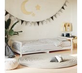 Estructura de cama para niños madera de pino blanco 80x200 cm v4129 80 x 200 cm / blanco