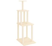 Torre para muebles de árbol para gatos, juguete para trepar, rascador, plataforma para trepar con postes 02_0022481