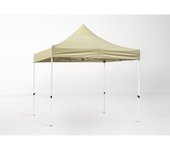 Carpa plegable 3x3 master - crema - impermeable - cenador ideal para camping, eventos, jardín, playa