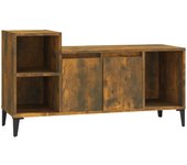 Mueble tv multimedia estantería para televisión buffet para televisión comedor salón dormitorio roble ahu 02_0027277