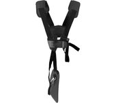 Arnés para desbrozadora - arnés universal de doble botonadura para desbrozadora(negro)