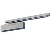 400511 ferme-porte gr400 force 3, bras antivandalisme - coloris:argent - gr400511