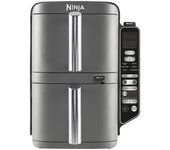 Freidora de aire de doble pila ninja de 9,5 lt con sonda