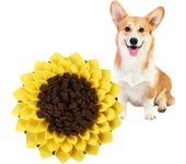 Alfombrilla de alimentación lenta para perros - alfombrilla de entrenamiento de comida con forma de girasol