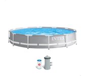 Piscina desmontable redonda intex prism frame con depuradora