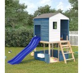 Vidaxl tobogán infantil polipropileno azul 175x38x23 cm