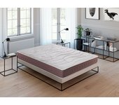 Colchón viscoelástico royal sleep dormant premium, 24 cm, antiácaros, hilo de plata, firmeza alta, 90x190