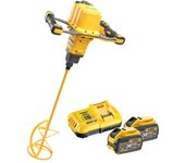 Batidora sin cable dewalt xr flexvolt 54v + 2 baterías 54v 3.0ah + varilla espiral 160 mm - dcd240x2
