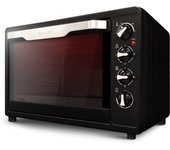 Horno eléctrico multifunción de sobremesa de 63l - hr-63rmrrusti - 2200w - negro