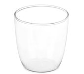 6 vasos de borosilicato transparentes taormina cl22 h&h