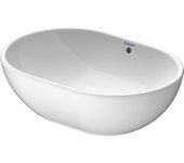 Duravit foster 495mm con rebosadero, sin banco con agujero para grifo, blanco, 03355000001, color: blanco