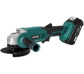 Amoladora inalámbrica vatton de 115mm con batería verde verde
