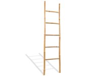 Escalera toallero 5 peldaños baño bambú 150 cm 02_0000680