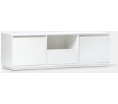 Mueble tv de lacado blanco 148x47 cm