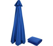 Sombrilla de repuesto resistente de 3 m de grosor con 8 varillas, color azul real