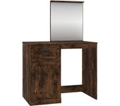 Tocador mesa de maquillaje muebles de diseño muebles de dormitorio y espejo 90 x 50 x 132,5 cm madera con 02_0006409