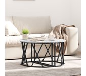 Mesa de café vidaxl gris sonoma 80x80x42 cm de madera de ingeniería