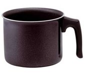Ballarini firenze bollilatte, cortan, nero, 14cm