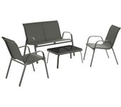 Tectake conjunto de jardín para 4 personas