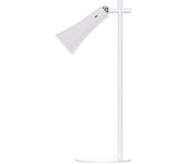 Lámpara de mesa flexo led magnética 3w blanco neutro 4000k recargable - blanco