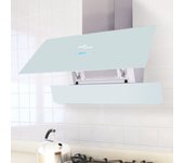 Vidaxl campana extractora con pantalla táctil blanco 900 mm