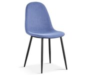 Silla 'boï' terciopelo azul claro