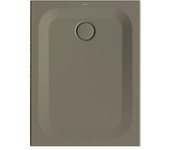 Plato de ducha rectangular betteultra 1000x750x25mm, 1650-404, color: grafito mate