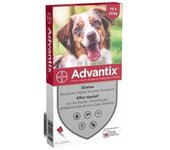 Pipeta para perros advantix 10-25 kg 6 unidades 4007221021001 s7140495 advantix