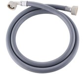 Manguera de lavadora, manguera de desagüe flexible de 2 m para lavadora y lavavajillas, extensión de manguera de salida, conector de plástico.