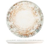 6 platos eris de borde plano de 24 piezas de porcelana
