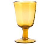 Paquete de 6 vasos de cristal ámbar saturno cl28 h&h