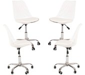Pack 4 sillas mima office - blanco