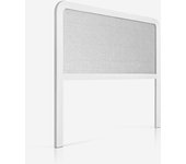 Cabecero de cama de madera eume (ratán) | cama de 105 | pino | blanco | pejecar