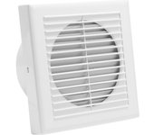 Ventilador de baño ventilador de pared con deflector de descarga de 100 mm campana extractora inodoro cocina