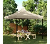 Vidaxl tienda de fiesta plegable pop-up taupe 292x292x315 cm
