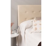 Cabecero buttons polipiel para camas de 105 y 90 cm - beige