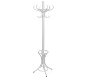 Perchero de pie de madera blanco 53x39x187hcm