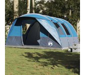 Tienda de campaña túnel para 5 personas impermeable azul v6613 unico / azul
