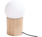 Sollux sl.1193 boomo lámpara de escritorio g9 madera natural