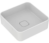 Ideal standard strada ii lavabo sobre encimera 400mm, sin agujero para grifo, sin rebosadero, t2962ma, color: blanco con ideal plus