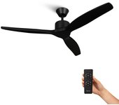 Mellerware - ventilador de techo con mando a distancia brizy! 45w | potente | silencioso | 3 palas | 6 velocidades | refrigeración por led