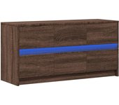 Mueble tv multimedia estantería para televisión buffet para televisión comedor salón dormitorio con led r 02_0026462